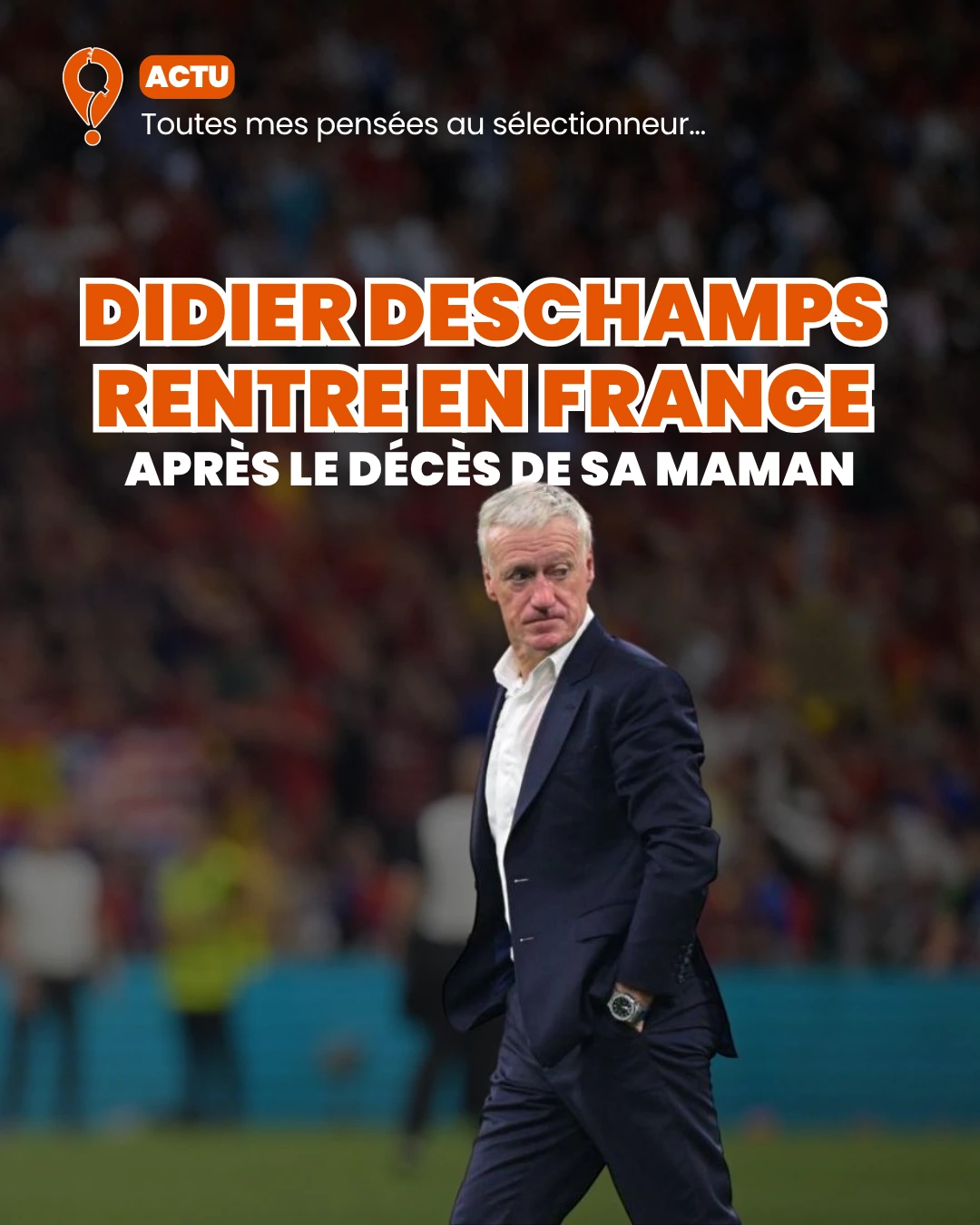 Didier Deschamps endeuillé