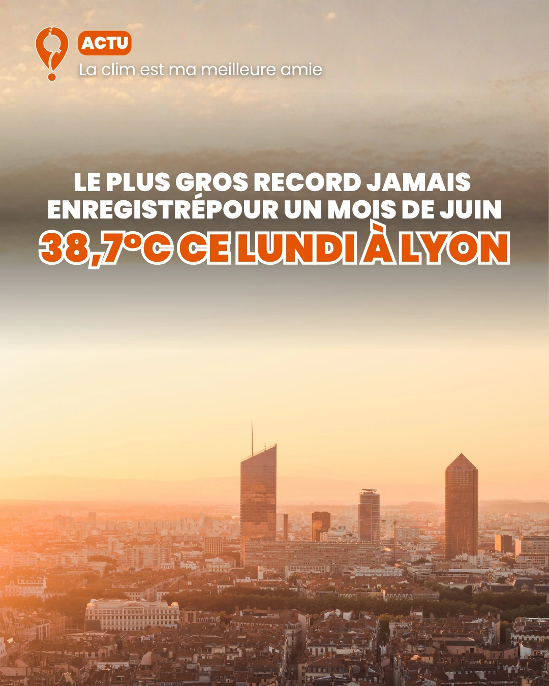 Un record de chaleur à Lyon
